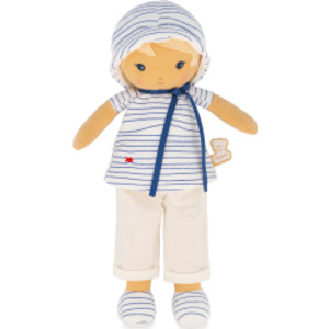 Eli Soft Fabric Doll, 12.5 Inch Nautical Plush Doll