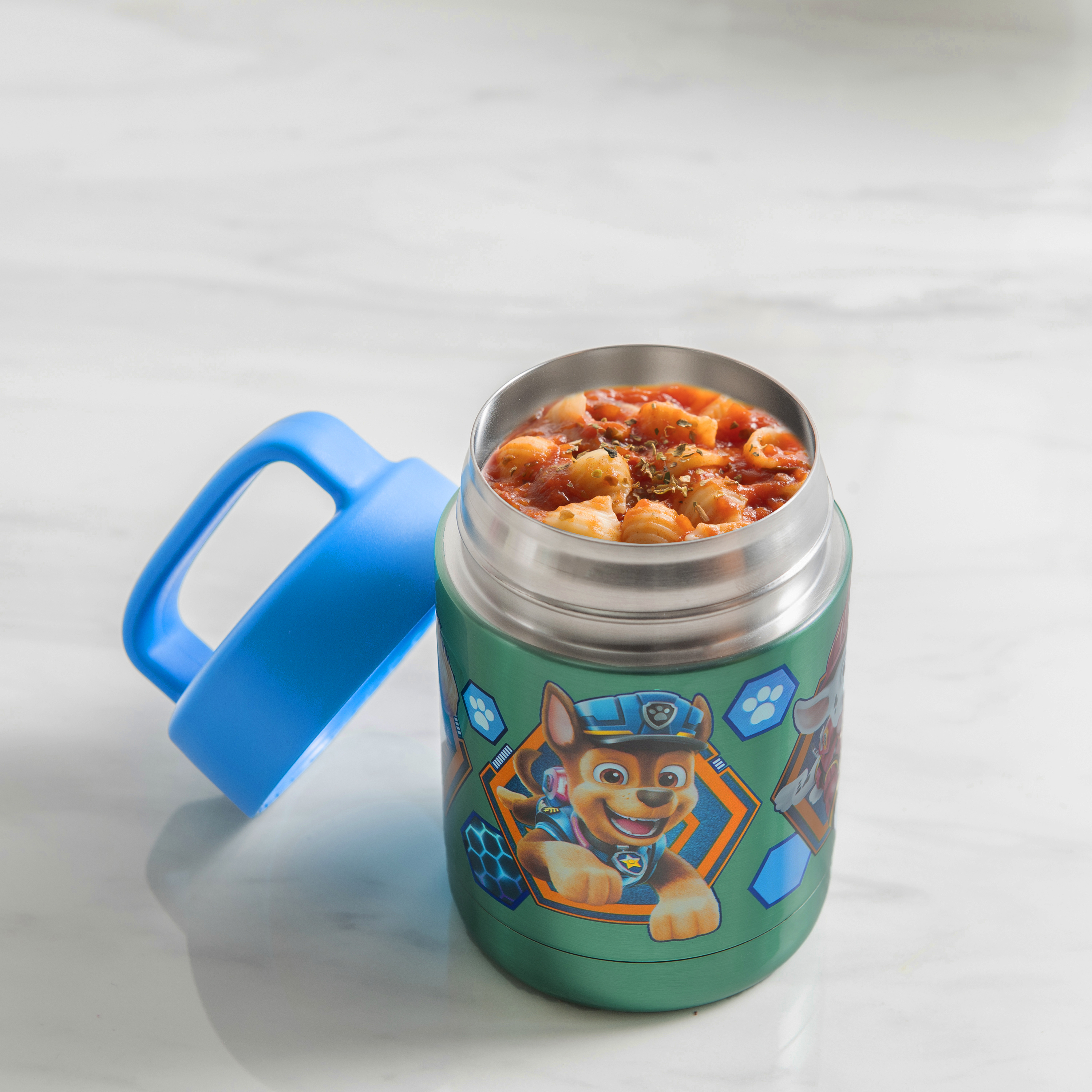 Paw Patrol Movie Reusable Vacuum Insulated Stainless Steel Food Container, Marshall, Chase and Friends slideshow image 5