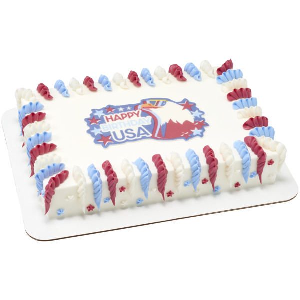 Party in the USA Medallions Made Simply™ SugarStyle® Edible Decorations