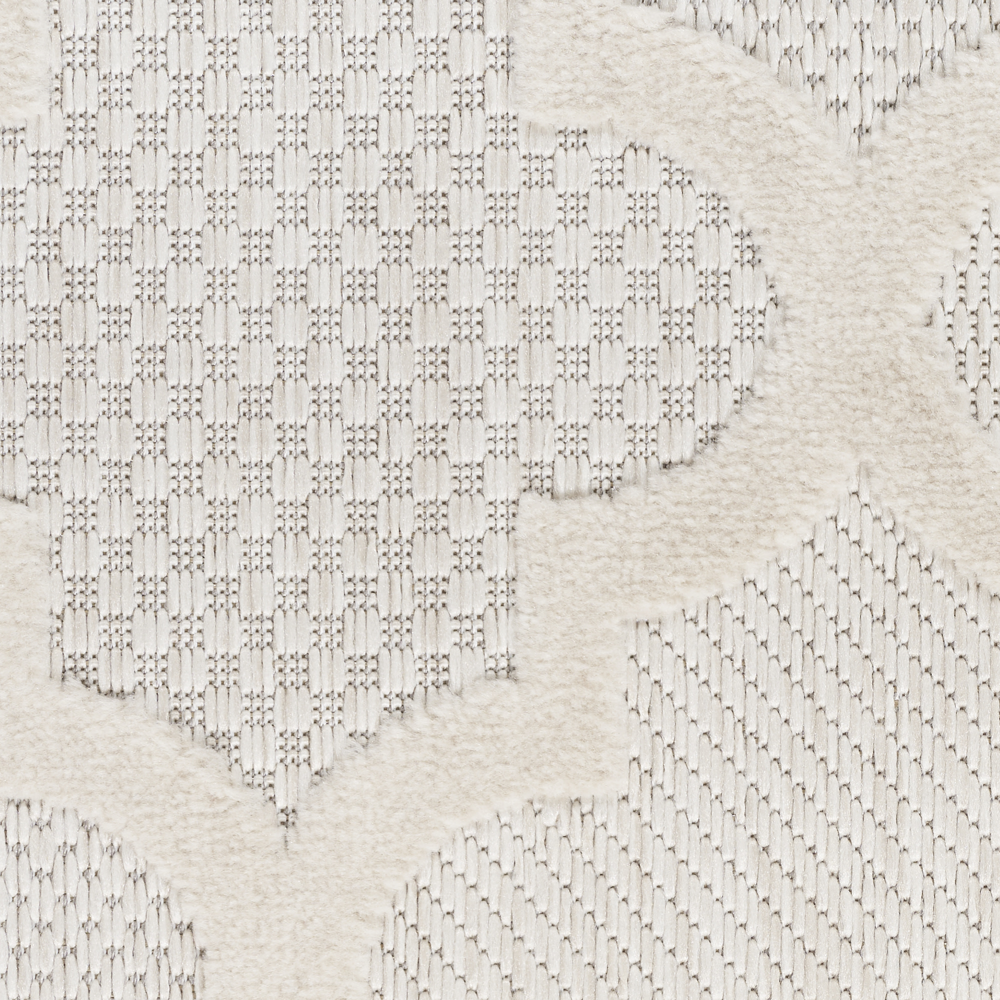 Nourison Easy Care 2' x 4' Ivory White Modern Rug