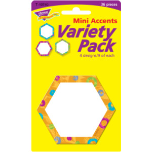 Color Harmony&trade; Hexa-swirls Mini Accents Variety Pack, 36 ct