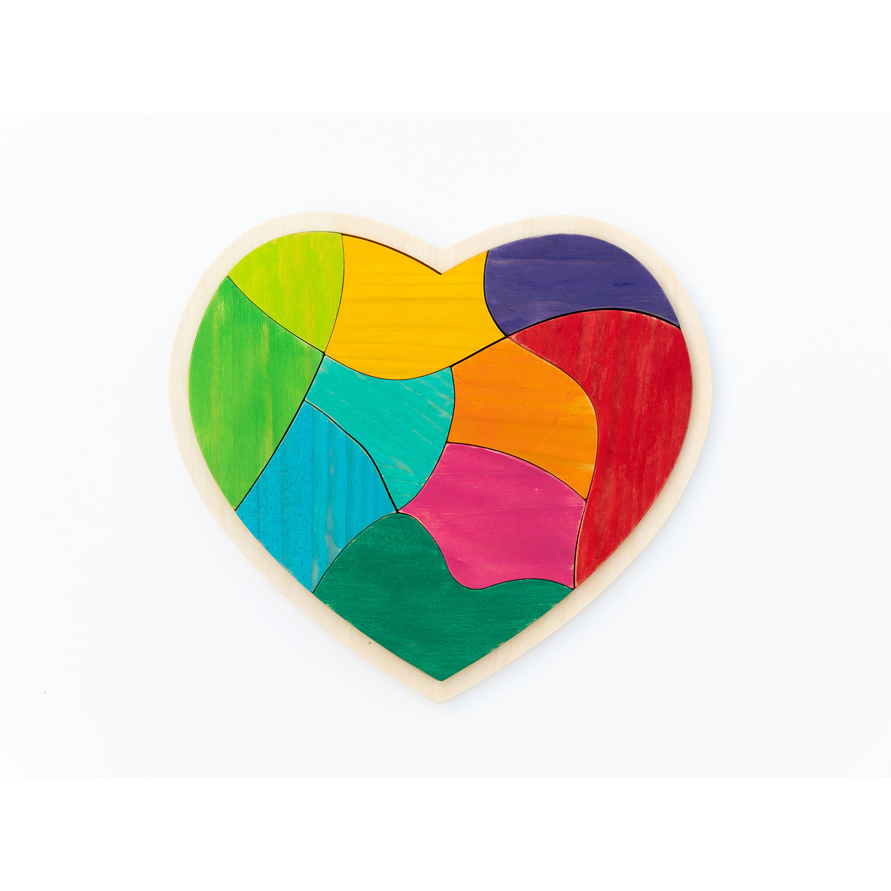The Freckled Frog Heart Full of Colors Puzzle image number null