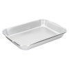 4 ¾-quart stainless steel bake and roast pan in natural finish