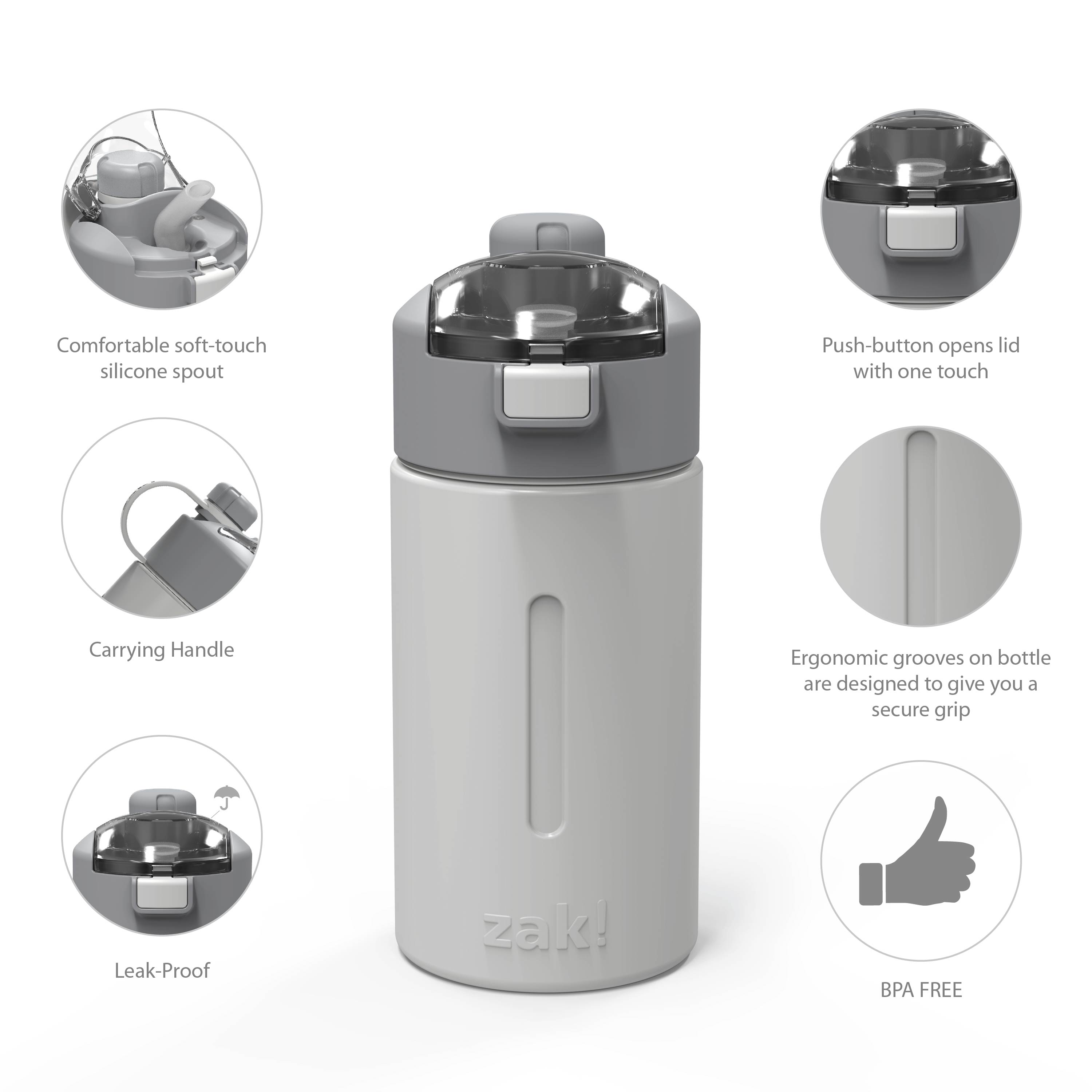 Genesis 12 ounce Vacuum Insulated Stainless Steel Tumbler, Gray slideshow image 7 Genesis 12 ounce Vacuum Insulated Stainless Steel Tumbler, Gray slideshow image 7