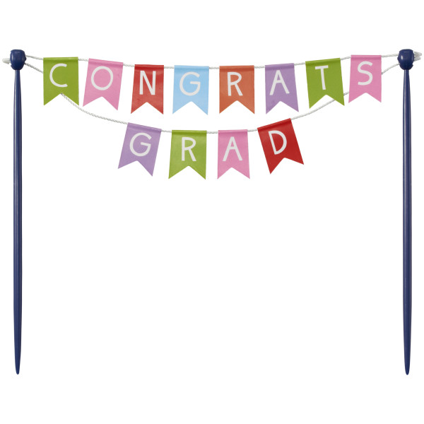 Congrats Grad Colorful Banner Layon