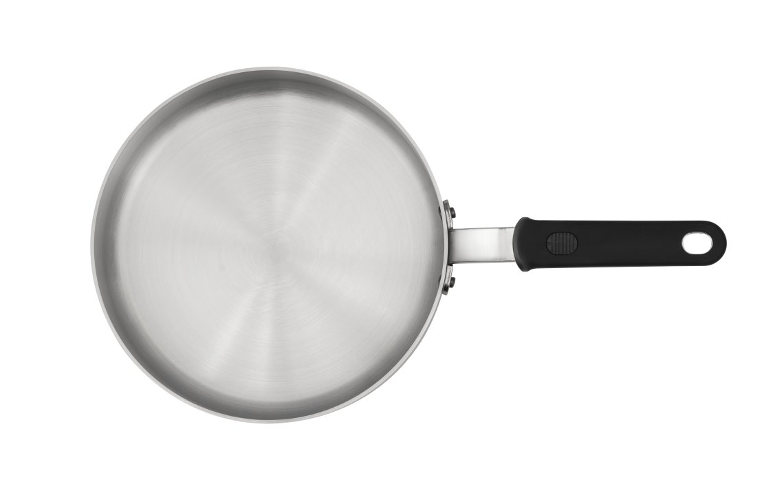 3-quart Wear-Ever® aluminum sauté pan in natural finish and silicone handle