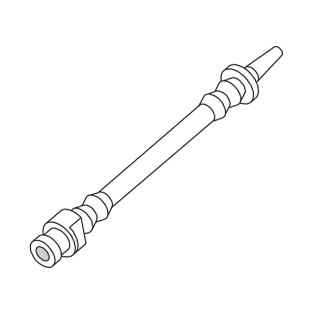 Pump Tubing With Connectors Autoclavable  Length:  85mm, Outside Diameter: 4mm