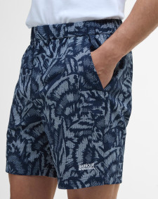 Kew Printed Shorts Navy