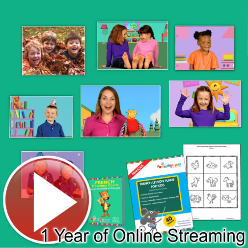 Whistlefritz French Educator's Streaming Service (1-year subscription)