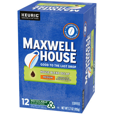 Maxwell House Decaf House Blend Coffee K-Cup Pods 3.7 oz Box