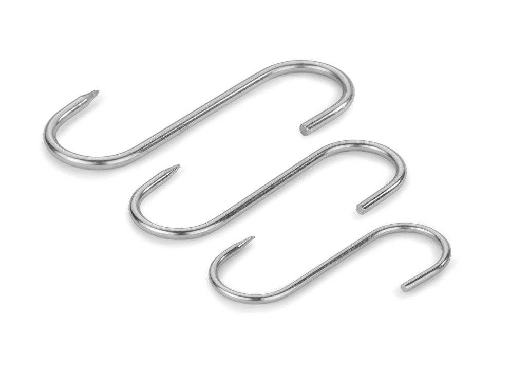 Ganchos de acero inoxidable de 18 cm