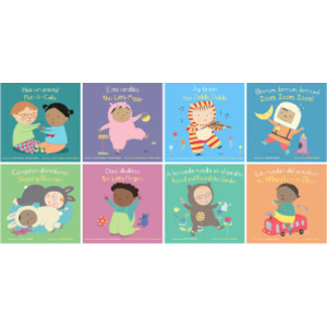 Bilingual Baby Rhyme Time Books, Set of 8