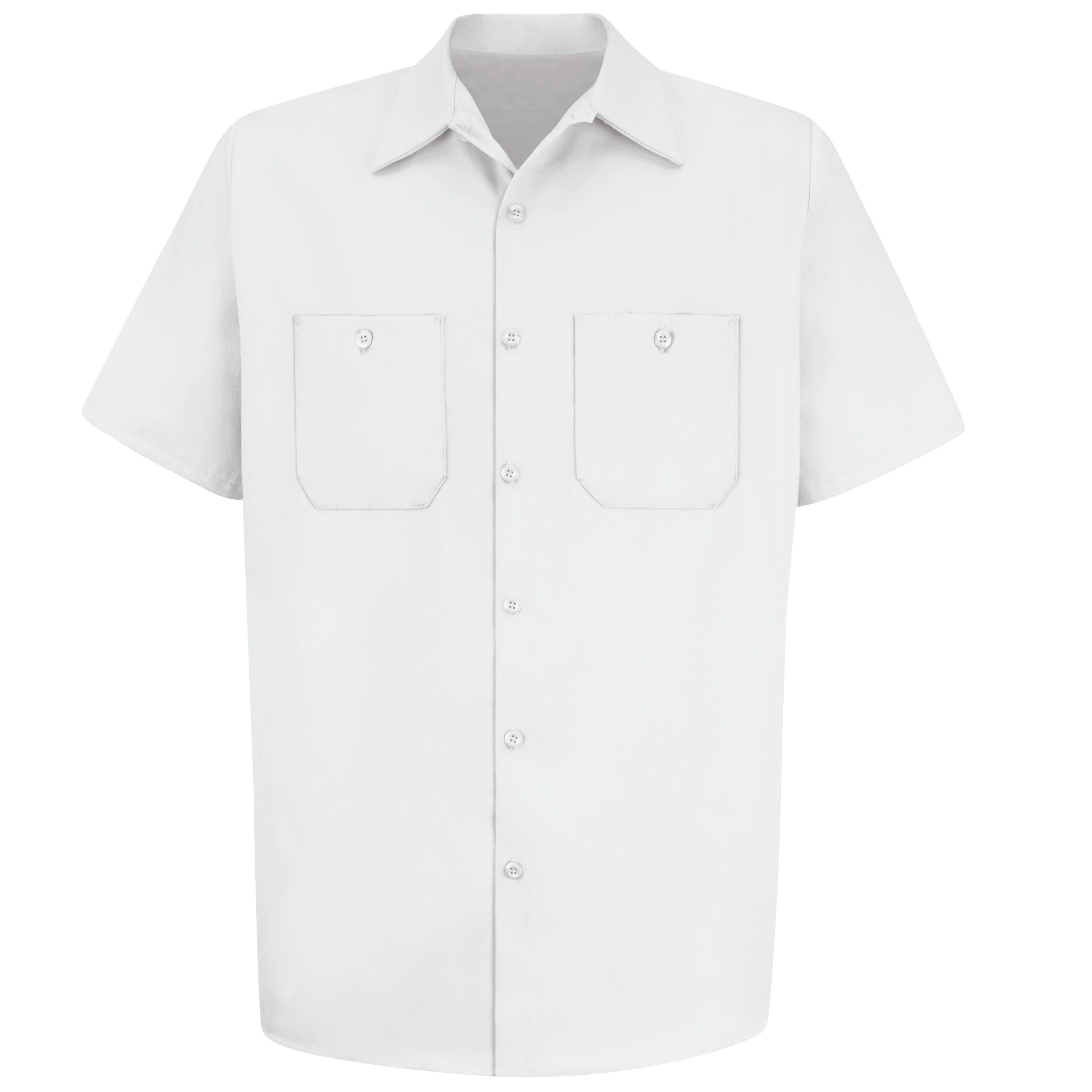 Red Kap Men's Short Sleeve Wrinkle-Resistant Cotton Work Shirt - Picture 28 of 30