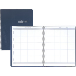 Recycled Lesson Planner, Blue, 8.5 x 11 Inches