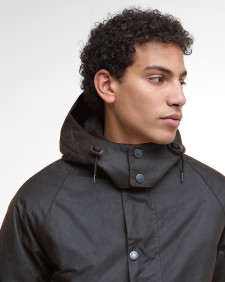 Modern Beaufort Waxed Jacket Dark Brown/Midnight Oak