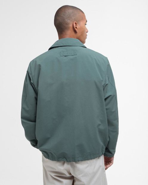 Lightweight Casual Coach Jacket Vintage Teal
