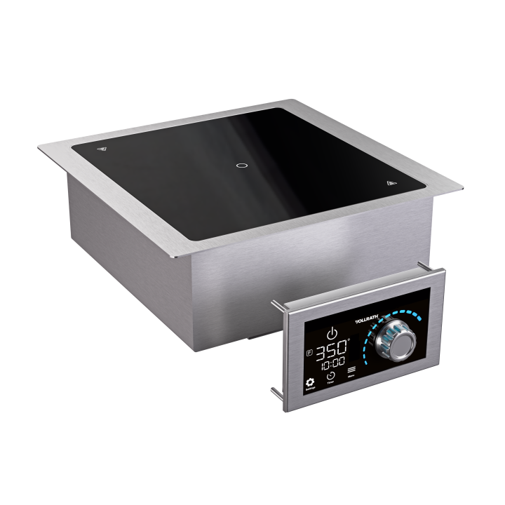 208- to 240-volt 2,900-watt single-hob drop-in induction range with programs