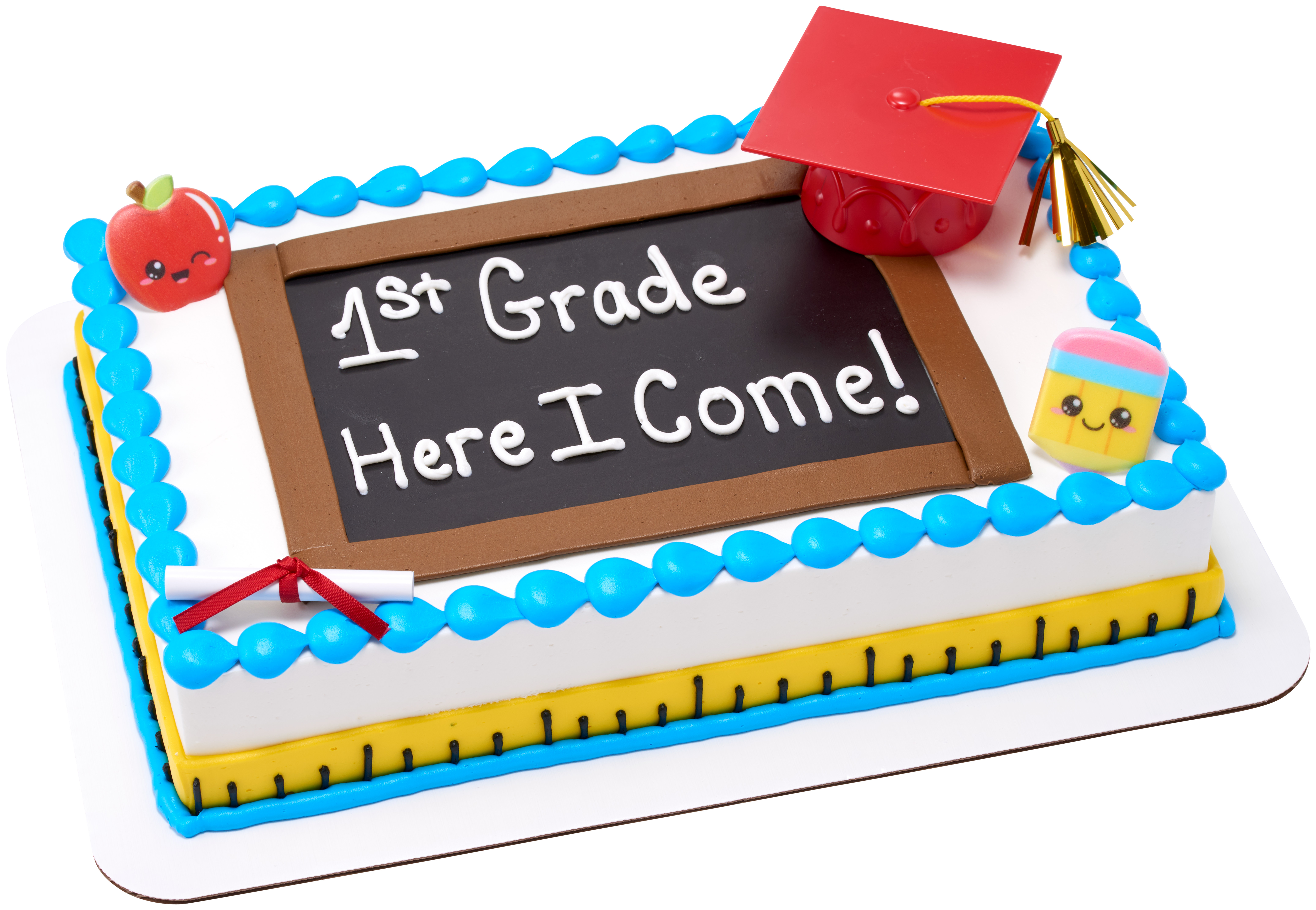 Red Grad Cap With Tassels Layon | DecoPac