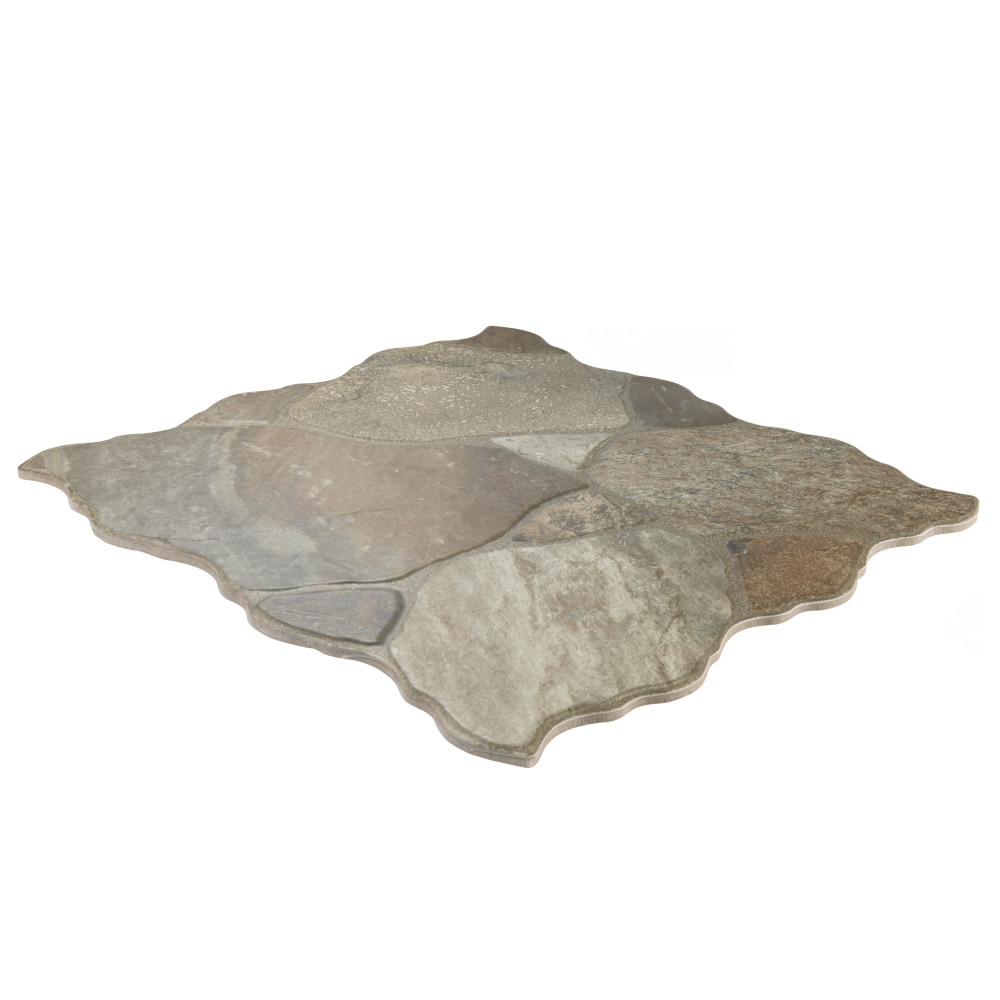 Canet Gris 17 in. x 17 in. Porcelain Floor and Wall Tile