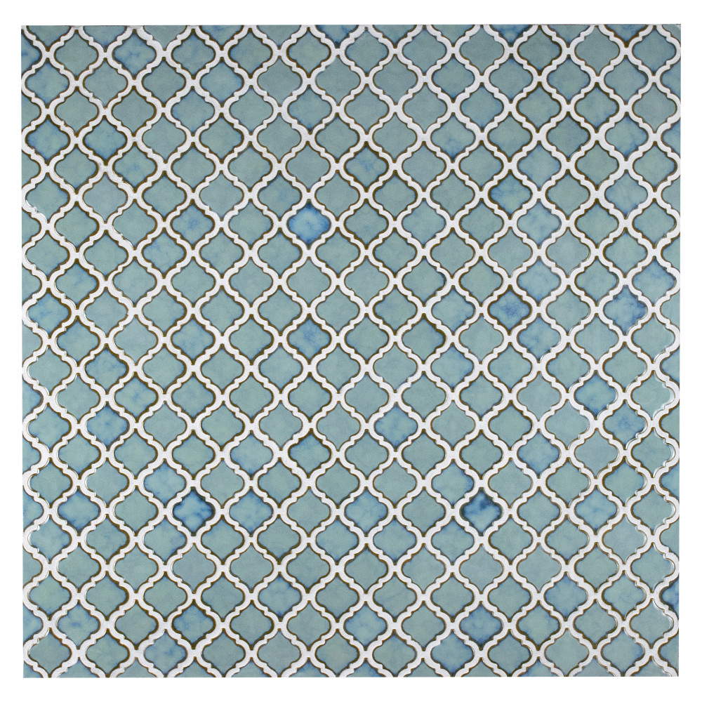 Hudson Tangier Marine 12-3/8 in. x 12-3/8 in. Porcelain Mosaic Tile