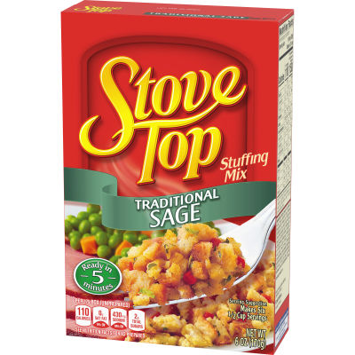 Stove Top Traditional Sage Stuffing Mix, 6 oz Box