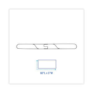 Boardwalk, Zinc Clip-On Dust Mop Frame, 60"