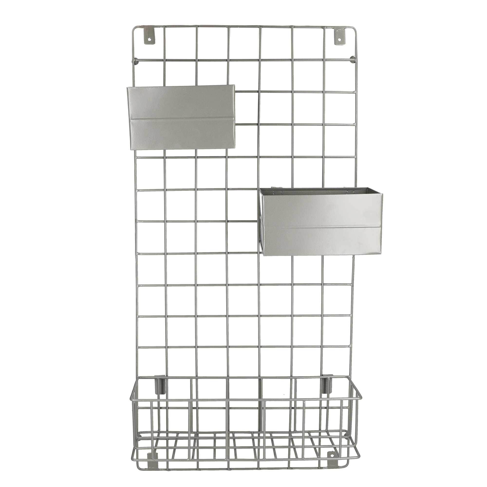 Living Nostalgia Wall Mountable Kitchen Shelf Organiser Rack with 4 Hooks