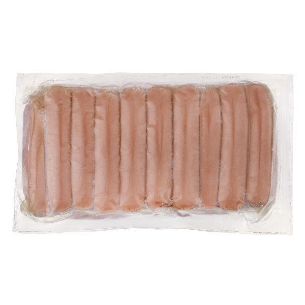 JENNIE-O(r) Smoked Uncured Turkey Frank Reduced Sodium, 8/1, 5 LB . C1CB - Front Center Inner Pack (Hi Res)