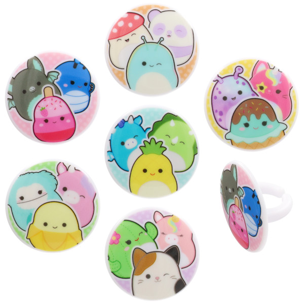 Squishmallows Squish Squad Cupcake Rings
