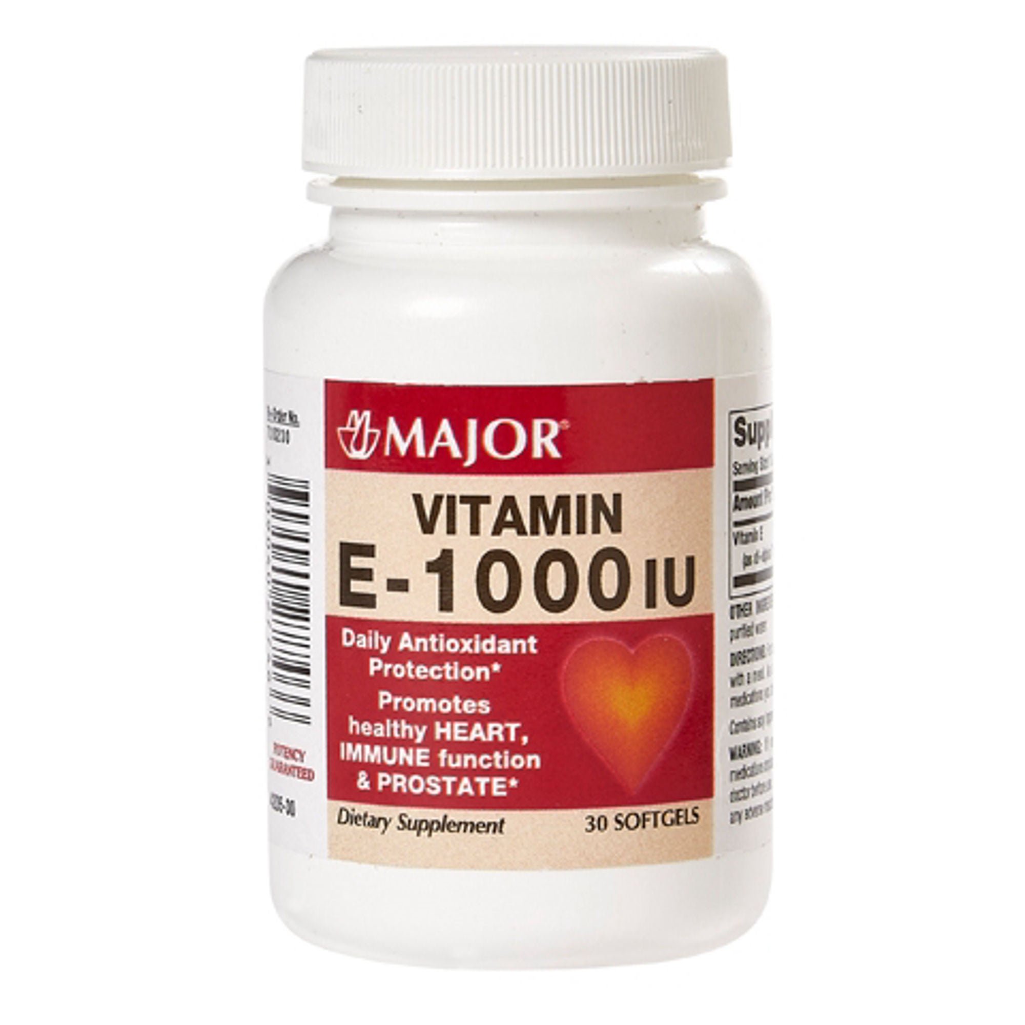 Major Pharmaceuticals VIT E 1000IU CAPS 30/BT 715441