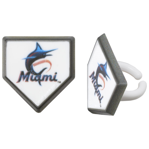 MLB® Home Plate Team Logo Cupcake Rings