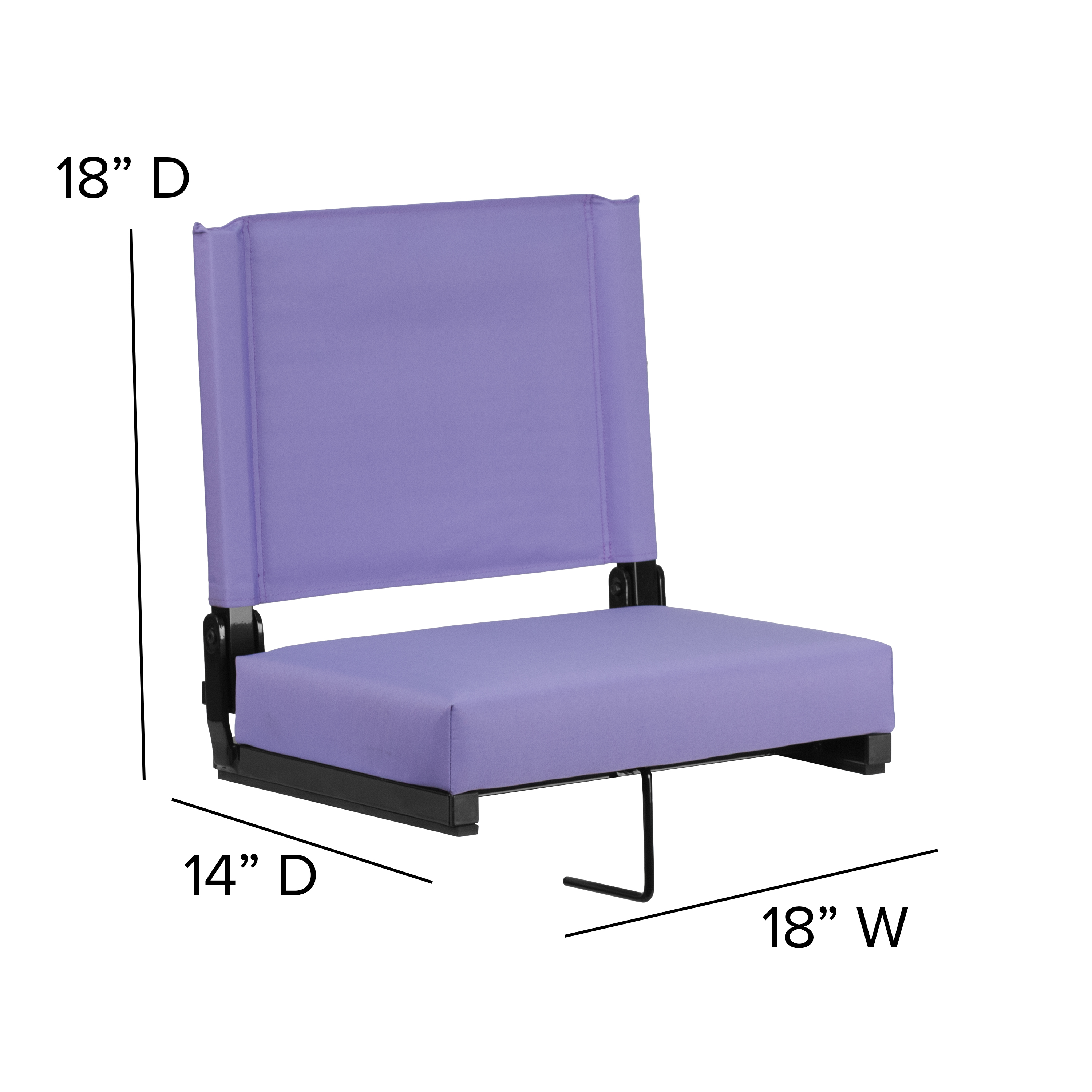 Juego de 2.500 lb. Silla de estadio ligera clasificada con asiento ultra acolchado, azul marino... - Imagen 106 de 175