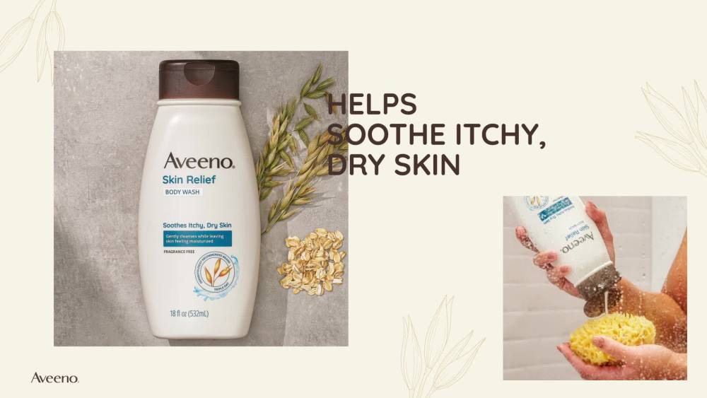 Aveeno Skin Relief Moisturizing Body and Hand Lotion for Dry Skin, Fragrance Free, 18 oz - image 2 of 13