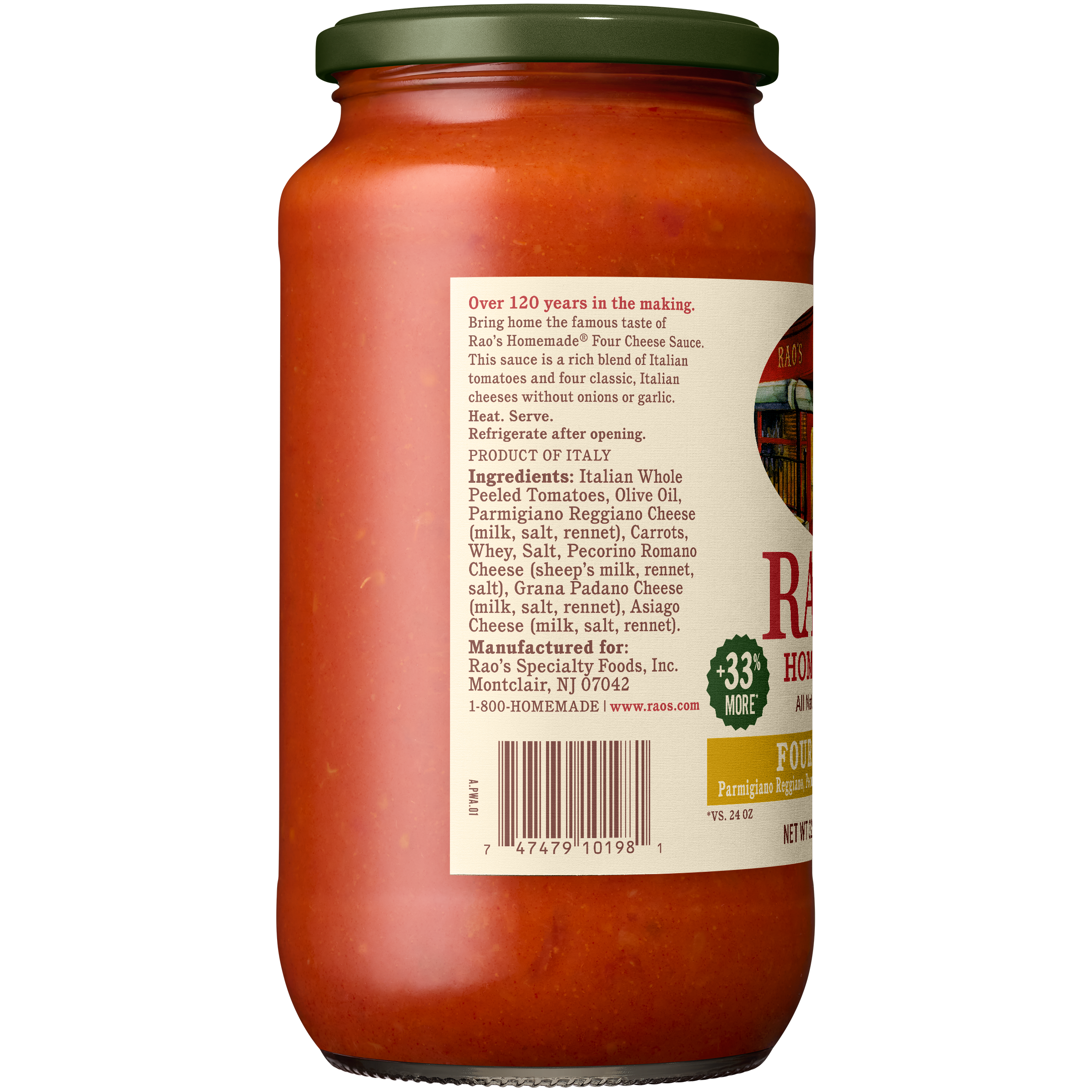 Four Cheese Sauce, 32 oz - Left Image