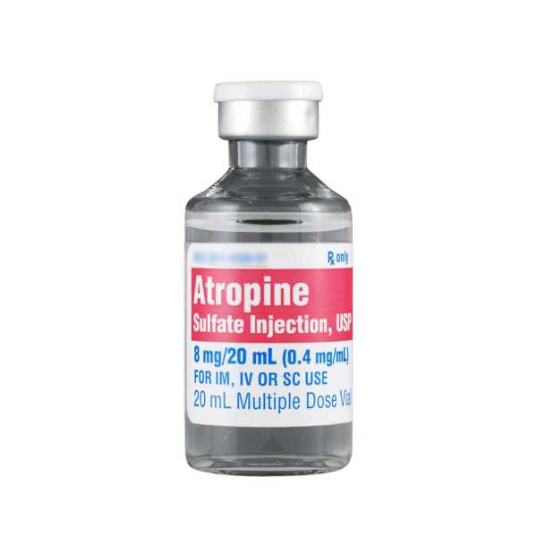 Atropine Sulfate 0.4mg/ml 20ml MDV  