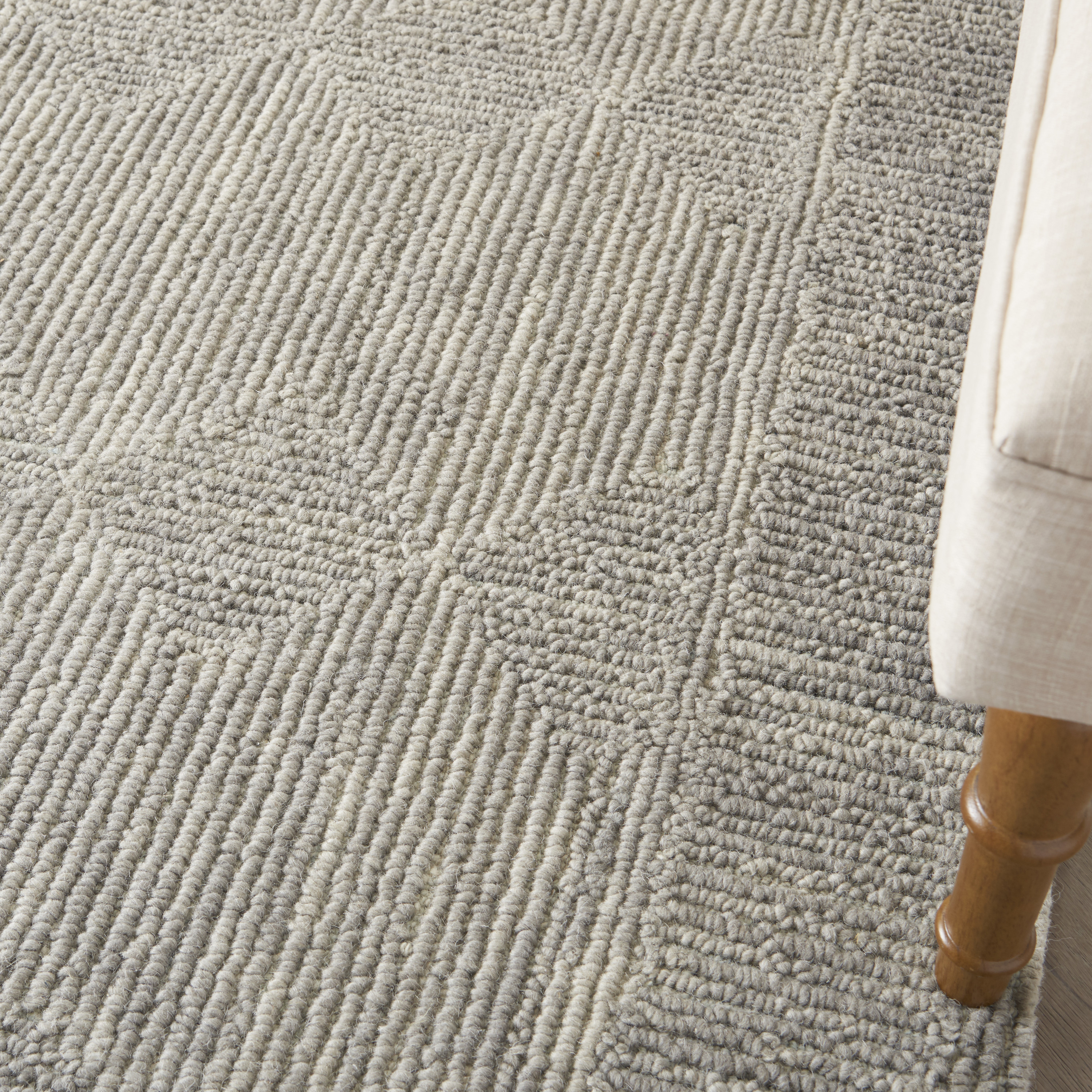 Nourison Colorado 5'3" x 7'3" Grey Modern Indoor Rug