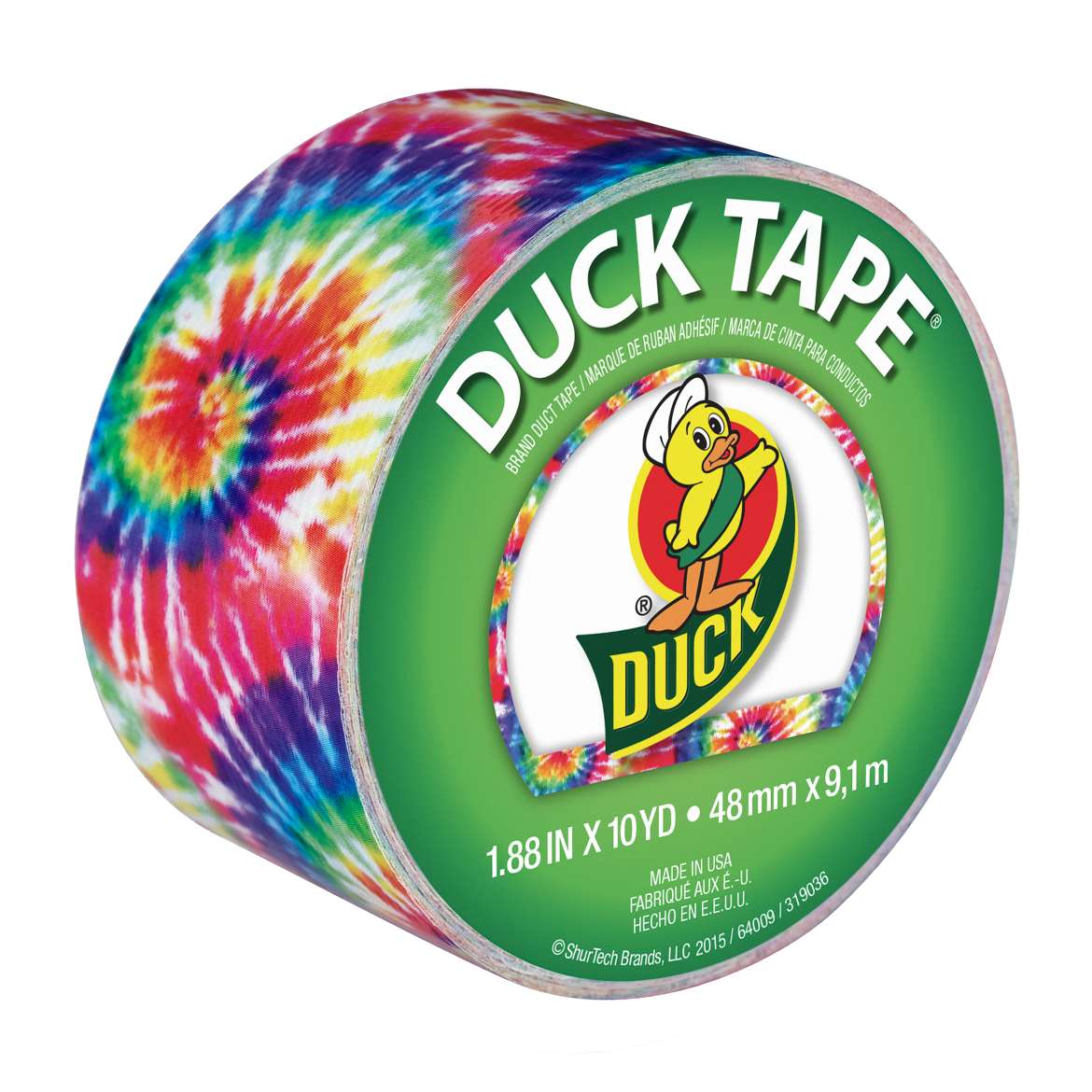 Printed Duck Tape® Brand Duct Tape - Love Tie Dye, 1.88 in. x 10 yd.