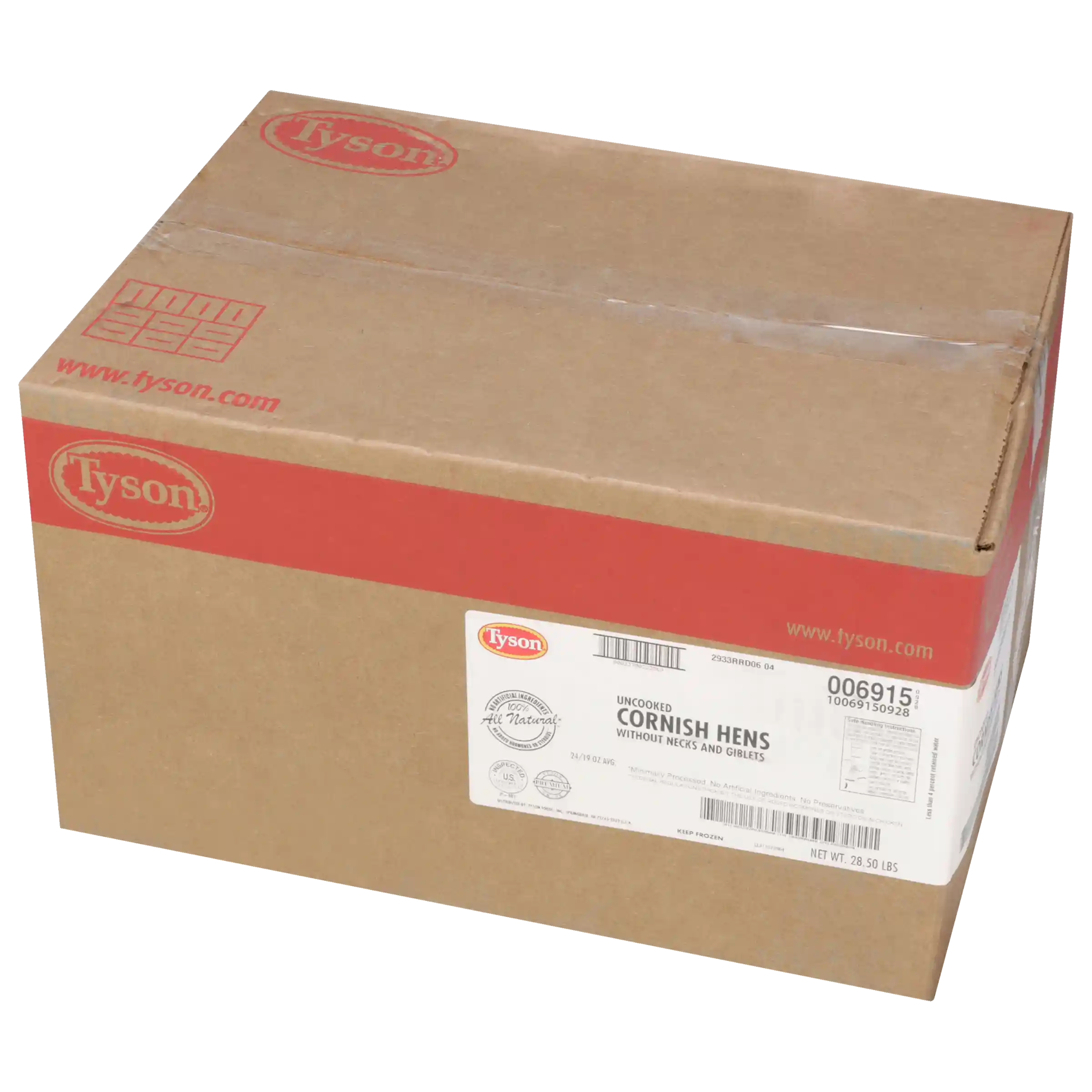 Tyson® Uncooked Cornish Hens, 24 Pieces, 28.5 Lb. _image_5