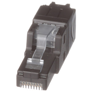 Panduit FP6X88MTG RJ45 Category 6a Modular Plug, Field Terminable ...