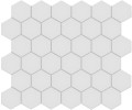 Studio Fog 2″ Hexagon Mosaic Matte Unglazed