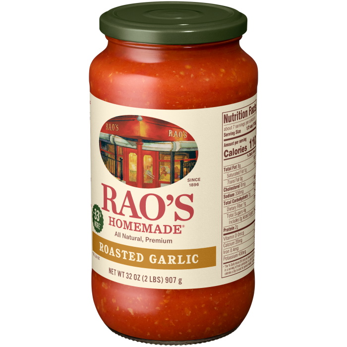 Roasted Garlic Sauce, 32 oz - Right angle Image