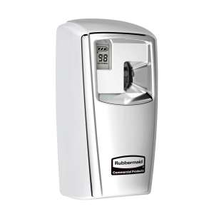 Rubbermaid Commercial, Microburst 3000 LCD Air Freshener Dispenser, Chrome