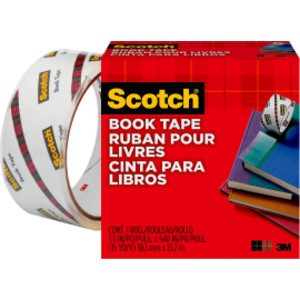 Book Tape, 1-1/2 in x 15 yd Roll