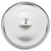 Stainless steel solid cover for 11 ½-quart double boiler inset