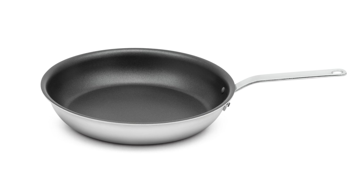 12-inch Tribute® 3-ply fry pan with CeramiGuard® II nonstick coating and plated handle