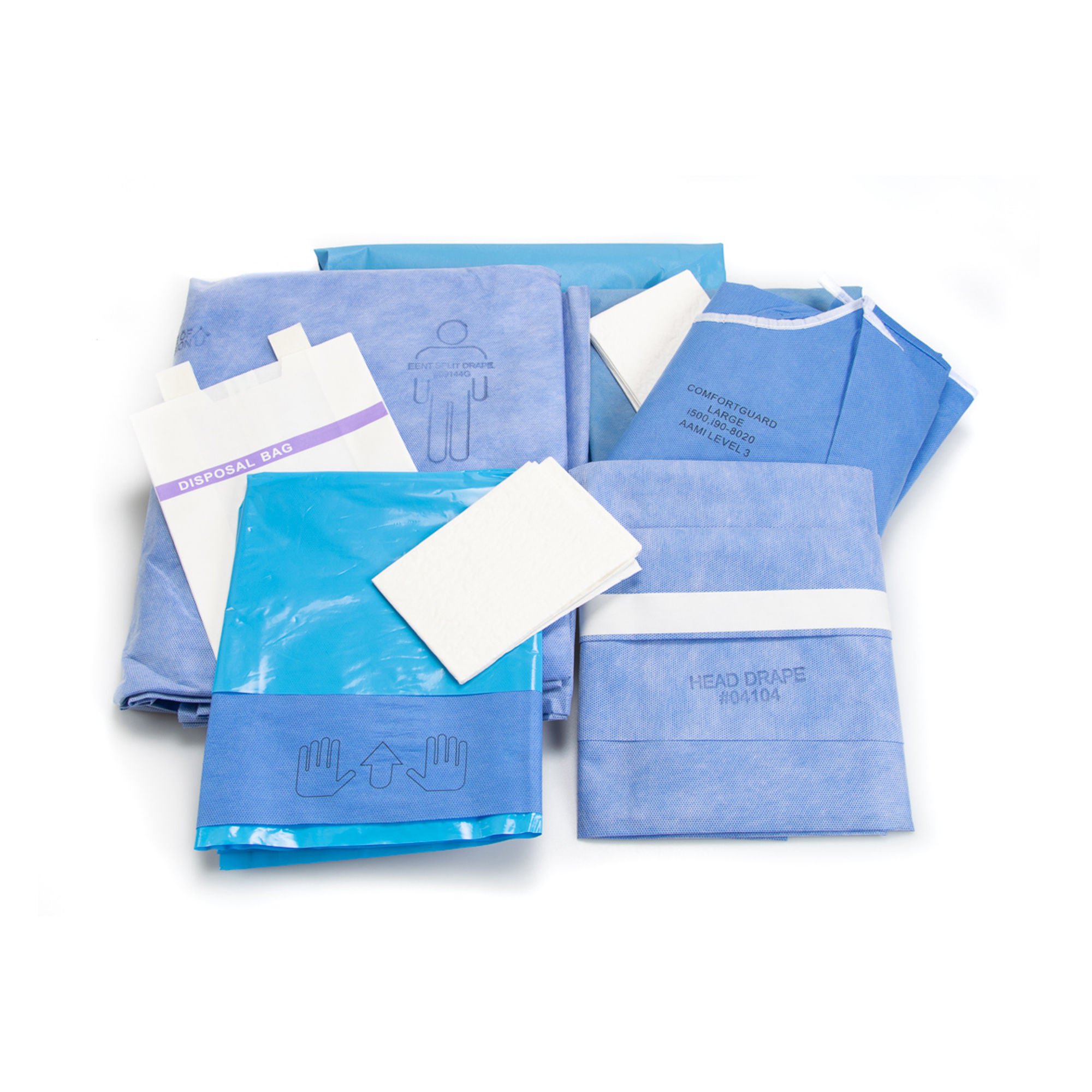 McKesson Eye, Ear, Nose and Throat Drape Pack