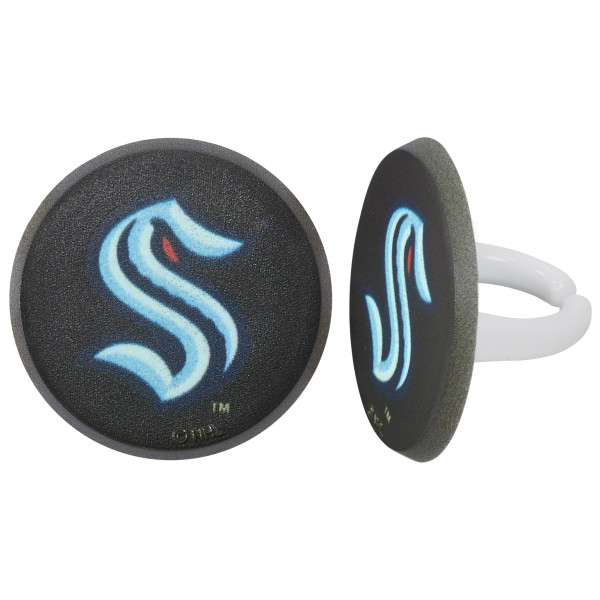 NHL® Team Puck Cupcake Rings