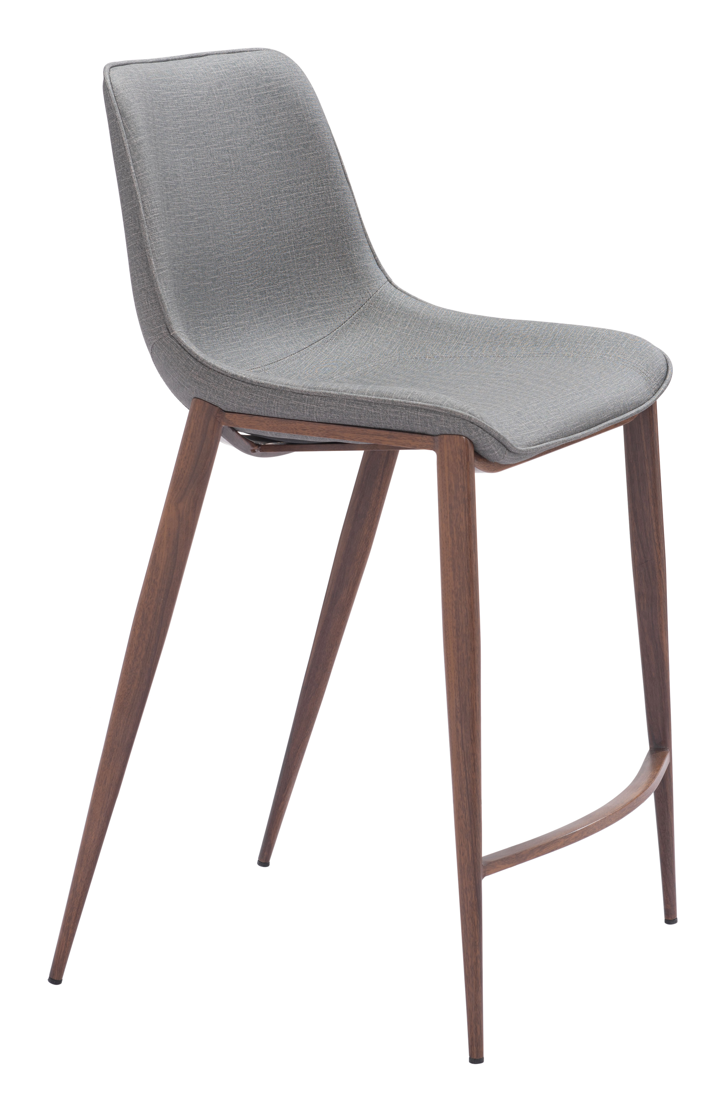 Magnus Counter Stool (Set of 2) Slate Gray & Walnut product image