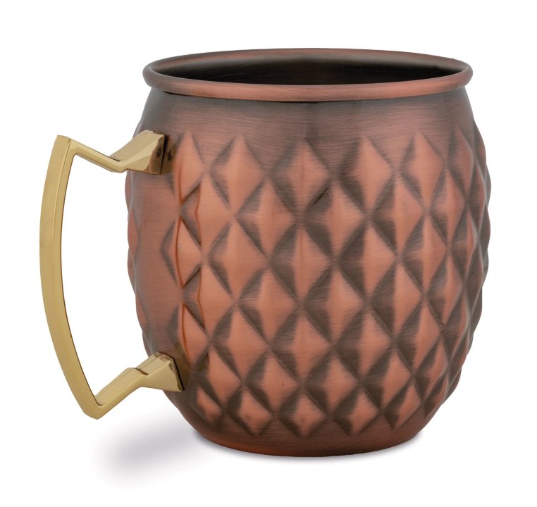 Taza Diamont moscow mule de color  Cobre antiguo