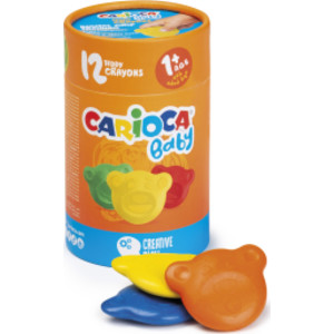 Crayones de peluche BEBÉ - 12 piezas